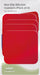 Anti Slip Silicone Red Rubber Square Coaster (Pack of 4) from Mobility 2 You - Mobility 2 You.