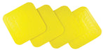 Tenura Anti Slip Silicone Yellow Rubber Square Coaster (Pack of 4) from Mobility 2 You - Mobility 2 You.