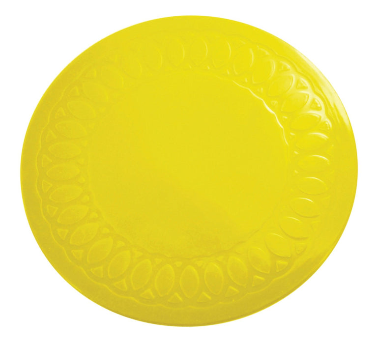 Tenura Silicone Rubber Yellow Anti Slip Circular Mat/Coaster 14 cm from Mobility 2 You - Mobility 2 You.