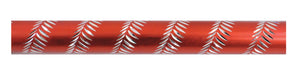 Extendable Plastic Handled Walking Stick with Engraved Pattern Red from Mobility 2 You - Mobility 2 You.