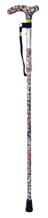 Deluxe Folding Walking Cane Japanese Floral from Mobility 2 You - Mobility 2 You.
