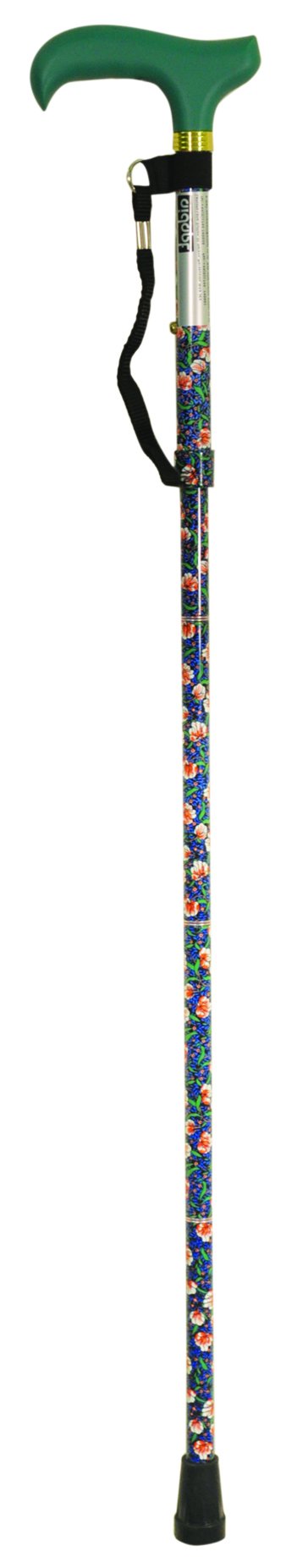 Deluxe Folding Walking Cane Emerald from Mobility 2 You - Mobility 2 You.