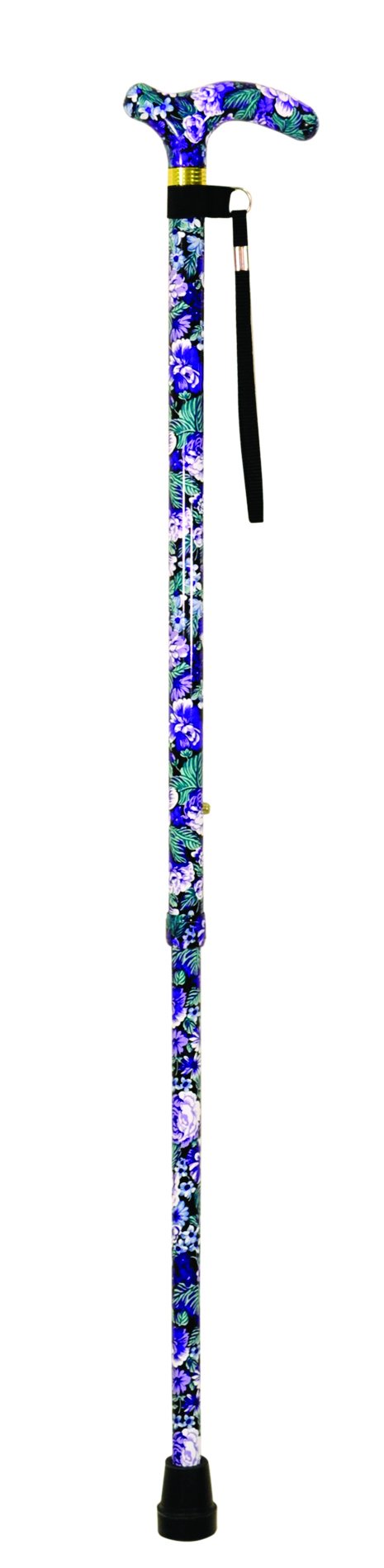 Deluxe Patterned Walking Cane Violet from Mobility 2 You - Mobility 2 You.