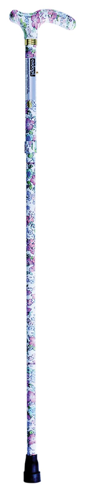 Deluxe Folding Walking Cane Floral from Mobility 2 You - Mobility 2 You.