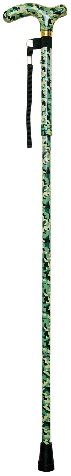 Deluxe Folding Walking Cane Colour Camoflauge from Mobility 2 You - Mobility 2 You.