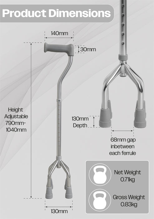 Small Base Quad Cane from Mobility 2 You - Mobility 2 You.