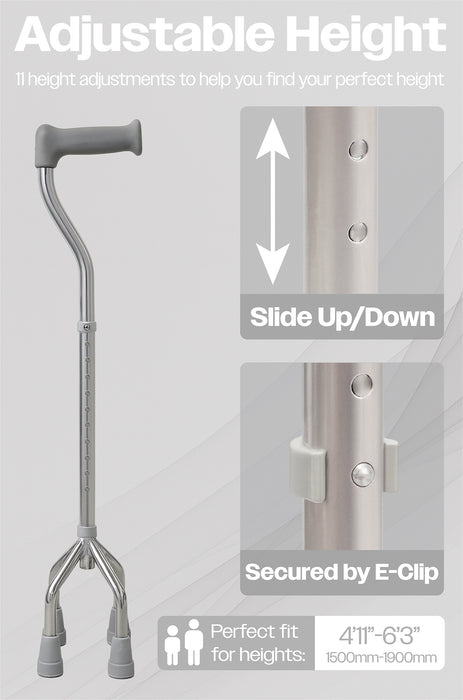 Small Base Quad Cane from Mobility 2 You - Mobility 2 You.