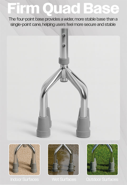 Small Base Quad Cane from Mobility 2 You - Mobility 2 You.