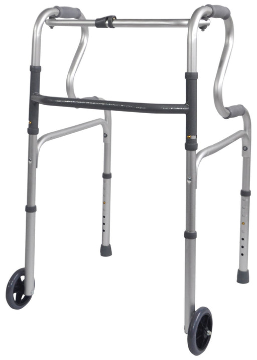 Dual Riser Deluxe Folding Walking Frame from Mobility 2 You - Mobility 2 You.