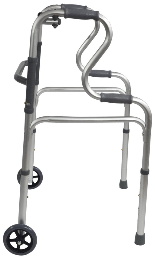 Dual Riser Deluxe Folding Walking Frame from Mobility 2 You - Mobility 2 You.