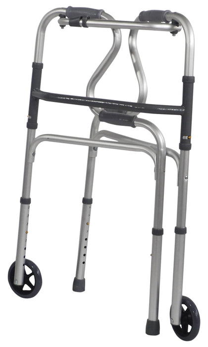 Dual Riser Deluxe Folding Walking Frame from Mobility 2 You - Mobility 2 You.