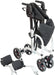 Duo Deluxe White Rollator and Transit Chair in One from Mobility 2 You - Mobility 2 You.