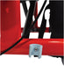 Duo Deluxe Red Rollator and Transit Chair in One from Mobility 2 You - Mobility 2 You.
