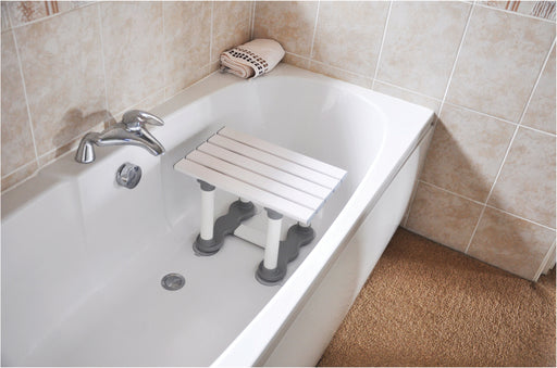 Medina Plastic Bath Seat -Height 12″ (306mm) from Mobility 2 You - Mobility 2 You.