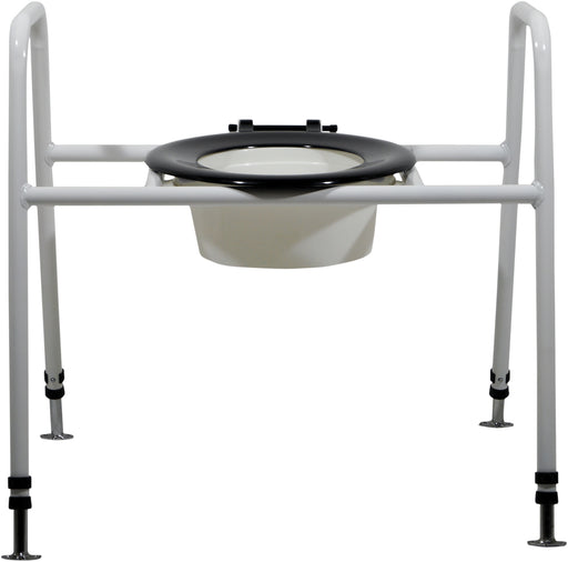 Solo Skandia Combined Heavy Duty Raised Toilet Seat – Fixed Floor from Mobility 2 You - Mobility 2 You.