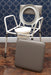 Essex Height Adjustable Commode Chair Grey from Mobility 2 You - Mobility 2 You.