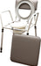 Essex Height Adjustable Commode Chair Grey from Mobility 2 You - Mobility 2 You.