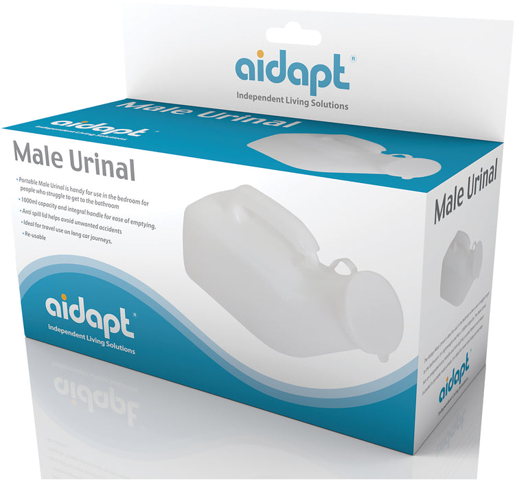 Male Urinal (Retail Box) from Aidapt - Mobility 2 You.