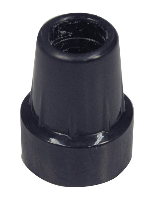 Replacement Walking Stick Ferrule Black 20mm from Aidapt - Mobility 2 You.