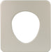 Replacement Plastic Seat For The Linton & Lenham Mobile Commode Grey from Mobility 2 You - Mobility 2 You.