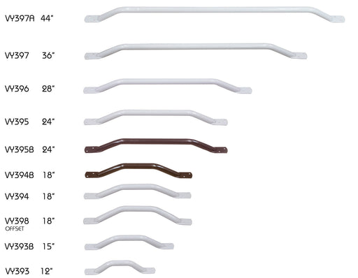 Solo Easigrip Steel Grab Bar/Rail 450mm(18inch) White from Mobility 2 You - Mobility 2 You.