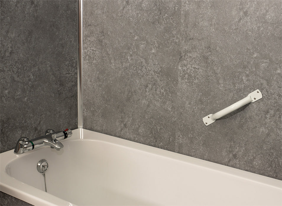 Solo Easigrip Steel Grab Bar/Rail 1130 mm (44inch) White from Mobility 2 You - Mobility 2 You.