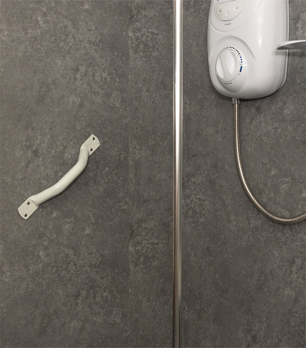 Solo Easigrip Steel Grab Bar/Rail 450 mm (18inch) White from Mobility 2 You - Mobility 2 You.