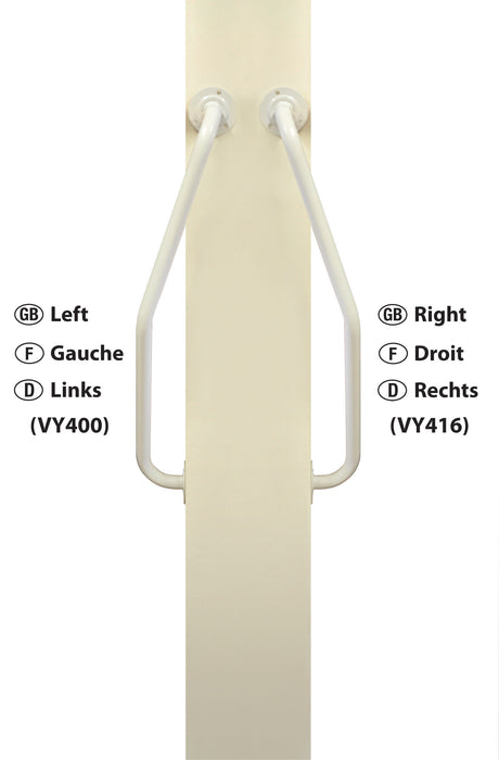 Newel Curved Rail -Left Hand 711x76x120mm from Mobility 2 You - Mobility 2 You.