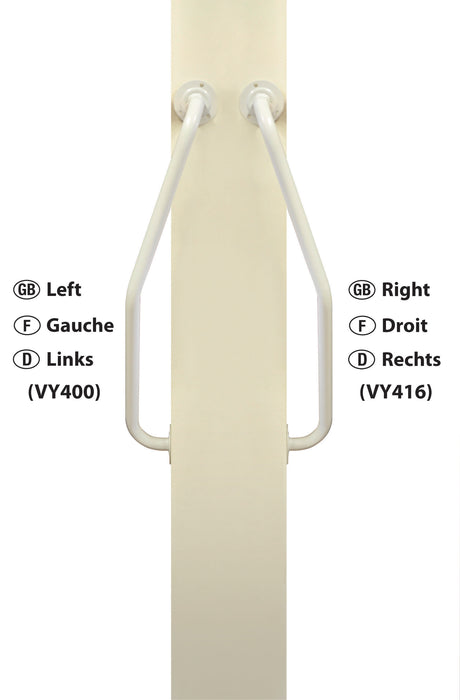 Newel Curved Rail- Right Handed 711x76x120mm from Mobility 2 You - Mobility 2 You.
