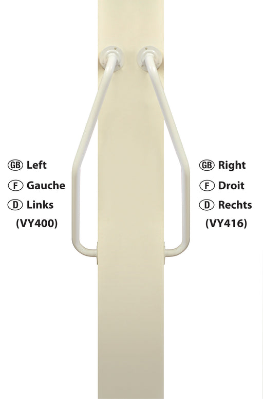 Newel Curved Rail- Right Handed 711x76x120mm from Mobility 2 You - Mobility 2 You.