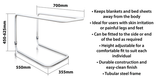 Height Adjustable Bed Cradle from Mobility 2 You - Mobility 2 You.