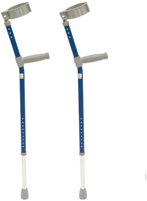 NRS Healthcare Blue Coloured Crutches (Eligible for VAT relief in the UK)