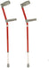 NRS Healthcare Red Coloured Crutches (Eligible for VAT relief in the UK)