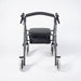 ONLINE EXCLUSIVE - Grey Aluminium Four Wheel Rollator from Mobility 2 You - Mobility 2 You.