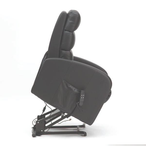 Single Motor PU Riser Recliner - Black from DDH - Mobility 2 You.