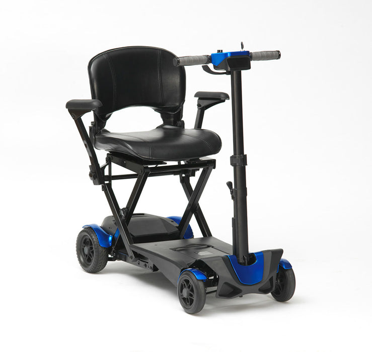 Drive Autofold Scooter - Blue from Drive DeVilbiss Healthcare - Mobility 2 You.