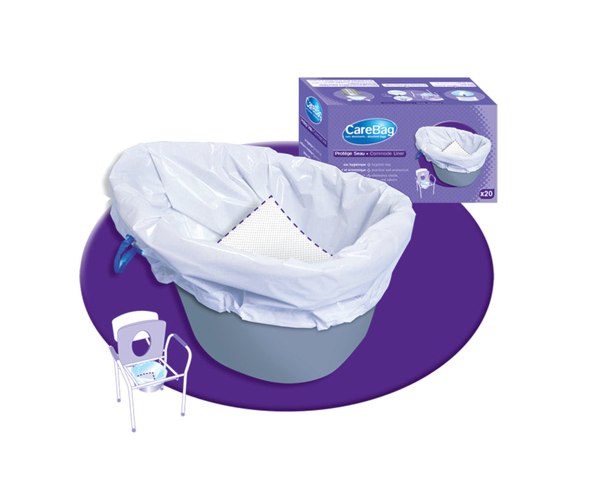 Care Bag Commode Liner - Non Bio Pack Of from Online Exclusive - Mobility 2 You.