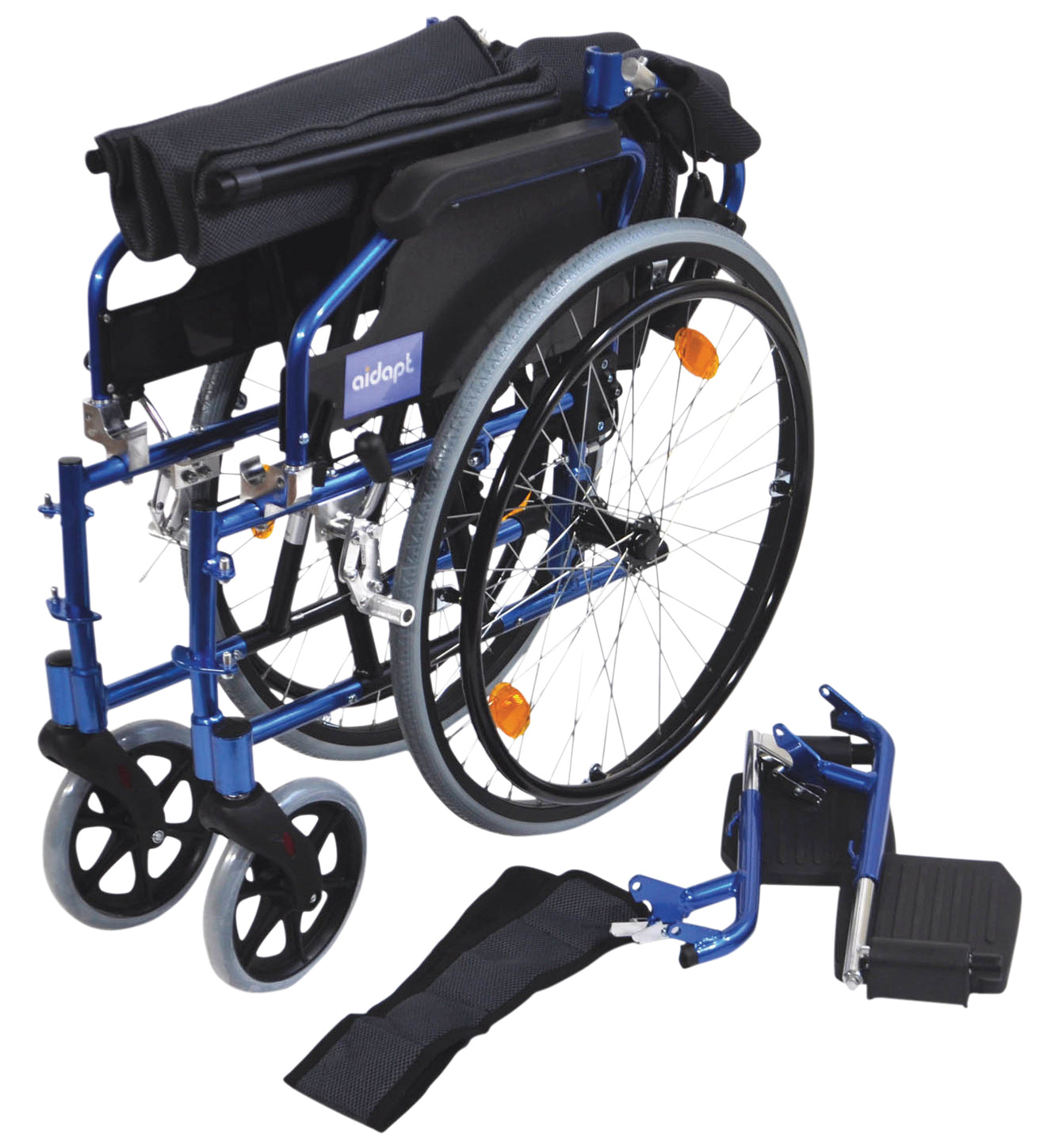 Aidapt Lightweight Aluminium Self Propelled Wheelchair — Mobility 2 You