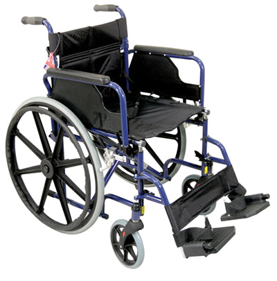 Deluxe Self Propelled Steel Wheelchair from Aidapt - Mobility 2 You.