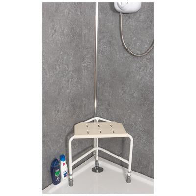 Pembury Corner Shower Stool from Aidapt - Mobility 2 You.