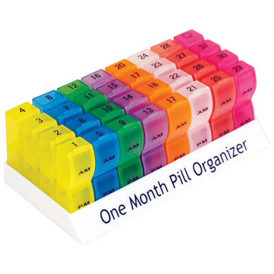 One Month Pill Organiser from Aidapt - Mobility 2 You.