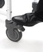 Aston Aluminium Braked Height Adjustable Mobile Shower Chair Commode 