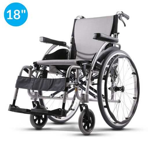 Ergo 115 Tall Self Propel Wheelchair - 18" Seat from Karma - Mobility 2 You.