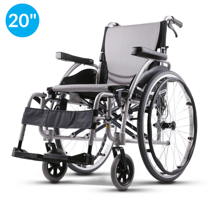 Ergo 125 Tall Self Propel Wheelchair - 20" Seat from Karma - Mobility 2 You.