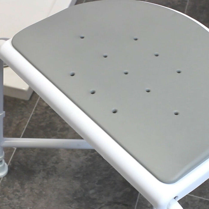 Nuvo Corner Shower Stool-Padded Seat from Online Exclusive - Mobility 2 You.