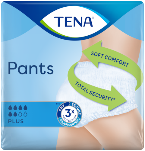 Tena Pants - Plus - Small - 14 Pcs Per Pack from Tena - Mobility 2 You.