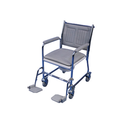 Flat Packed Linton Mobile Wheeled Commode from Aidapt - Mobility 2 You.